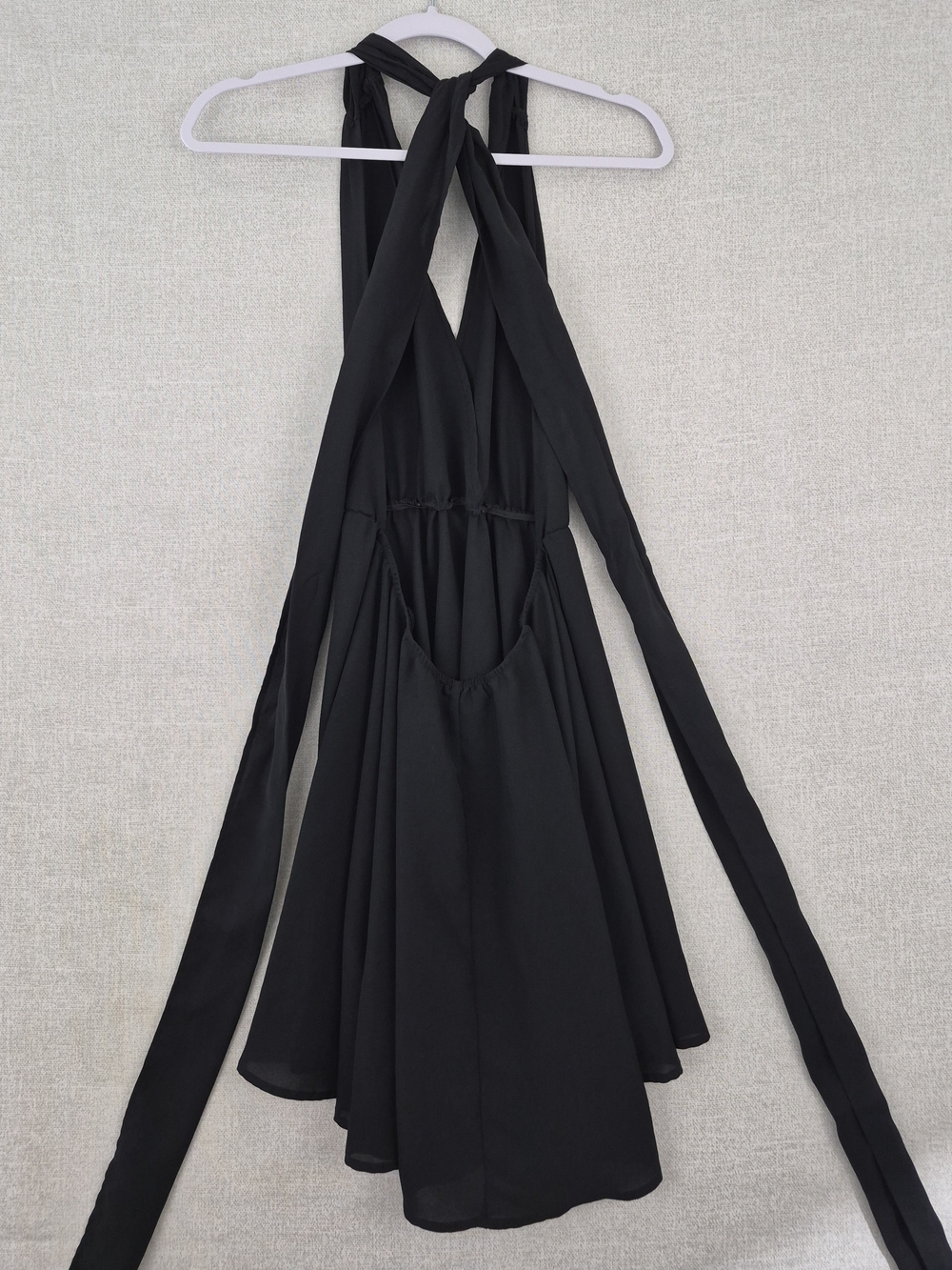SHEIN Black Halter Neck Mini Dress Size M (SKU 0133) - Picture 11 of 14